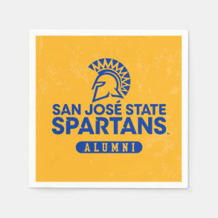 San Jose State Spartans Distressed Napkin