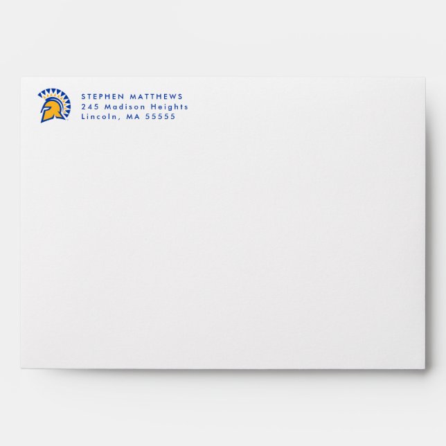 San Jose State Spartans Envelope (Front)