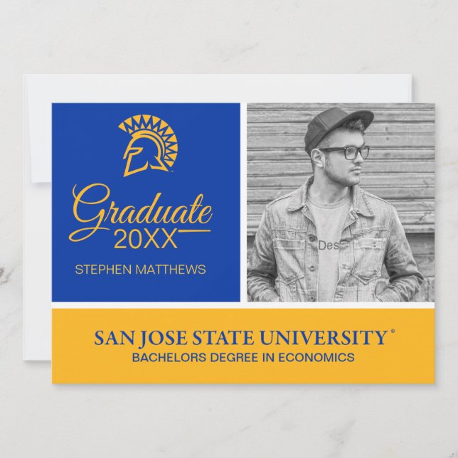 San Jose State Spartans Invitation (Front)