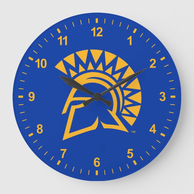 San Jose State Spartans Large Clock (Front)