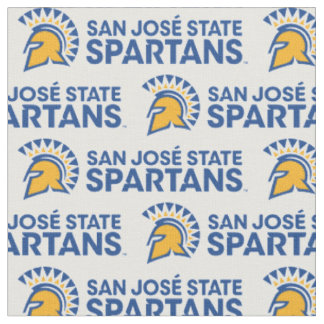 San Jose State Spartans Logo Wordmark Fabric