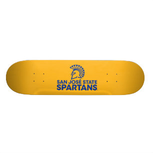San Jose State Spartans Logo Wordmark Skateboard
