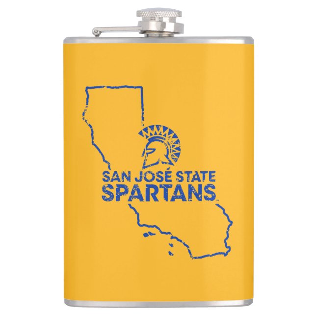 San Jose State Spartans Love Hip Flask (Front)