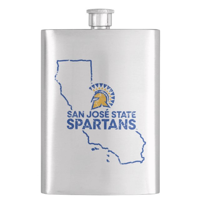San Jose State Spartans Love Hip Flask (Front)