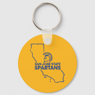 San Jose State Spartans Love Key Ring
