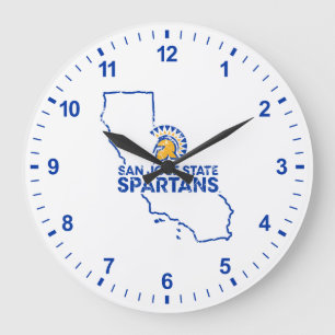 San Jose State Spartans Love Large Clock