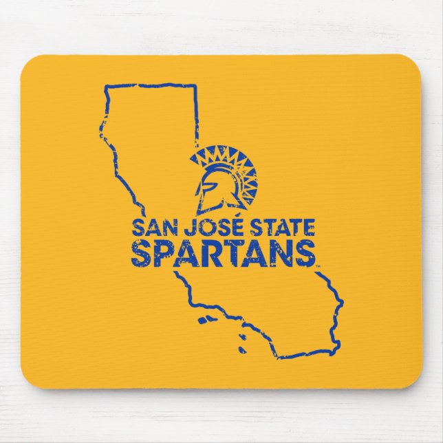 San Jose State Spartans Love Mouse Pad (Front)