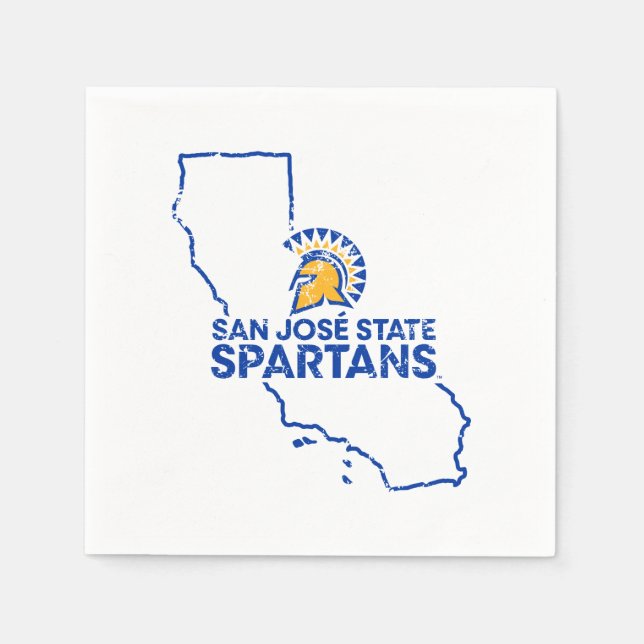 San Jose State Spartans Love Napkin (Front)