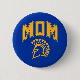 San Jose State Spartans Mum 6 Cm Round Badge