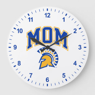 San Jose State Spartans Mum Large Clock