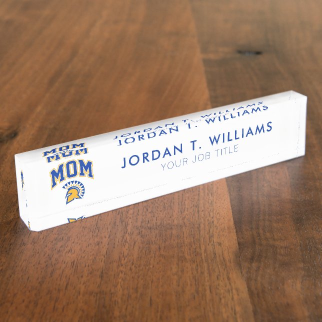 San Jose State Spartans Mum Nameplate (Side)