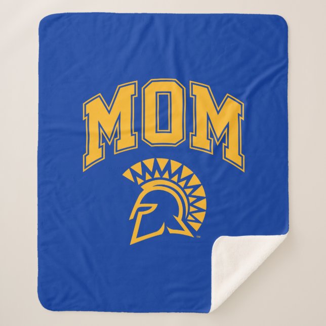 San Jose State Spartans Mum Sherpa Blanket (Front)