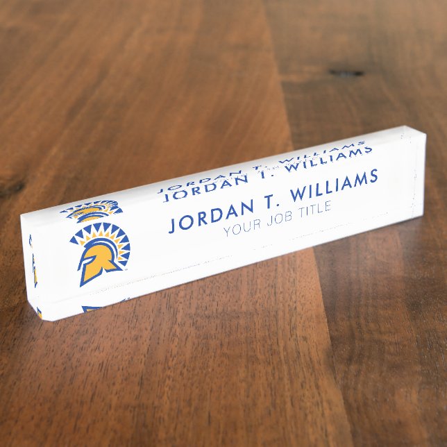 San Jose State Spartans Nameplate (Side)