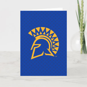 San Jose State Spartans Polka Dot Pattern Card