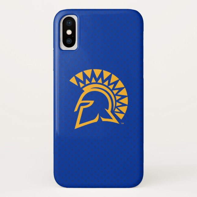 San Jose State Spartans Polka Dot Pattern Case-Mate iPhone Case (Back)
