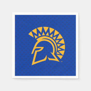 San Jose State Spartans Polka Dot Pattern Napkin