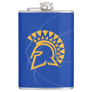 San Jose State Spartans State Basketball Hip Flask