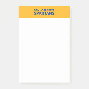 San Jose State Spartans Wordmark Post-it Notes
