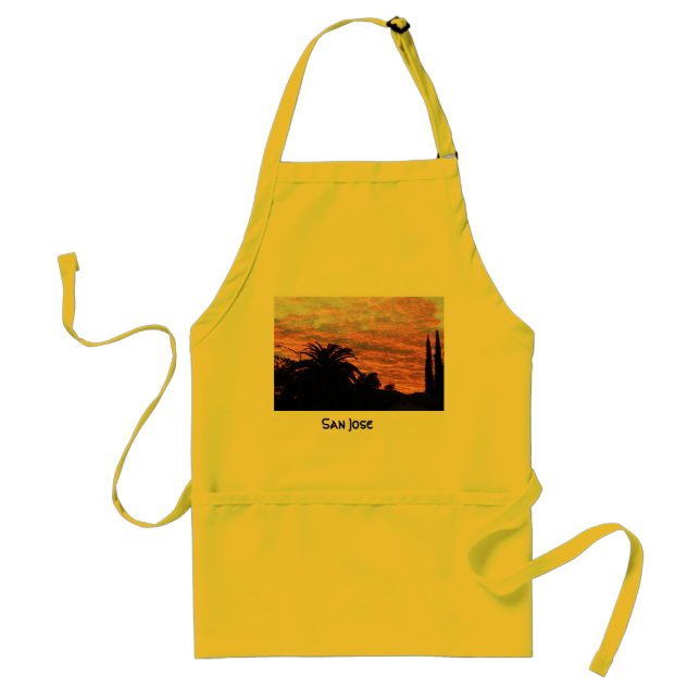 San Jose sunset Standard Apron (Front)