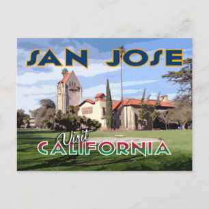 San Jose, Visit California... Postcard