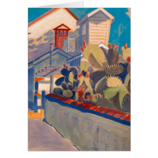 San Juan Bautista Mission Garden Card