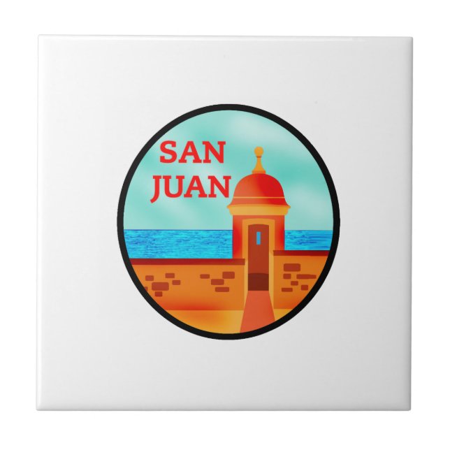 SAN JUAN BEAUTIFUL CERAMIC TILE (Front)
