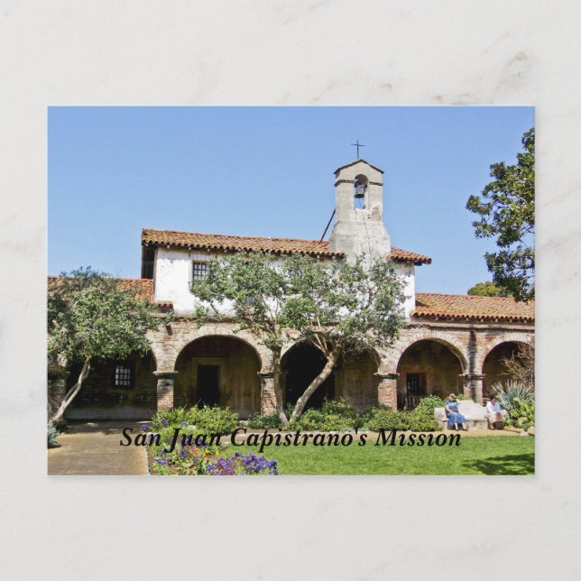 San Juan Capistrano's Mission Postcard (Front)