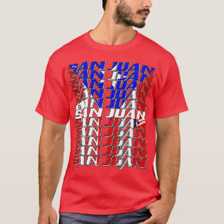 San Juan Cascade text 3 T-Shirt