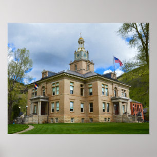 San Juan County Courthouse, Silverton, Colorado Poster