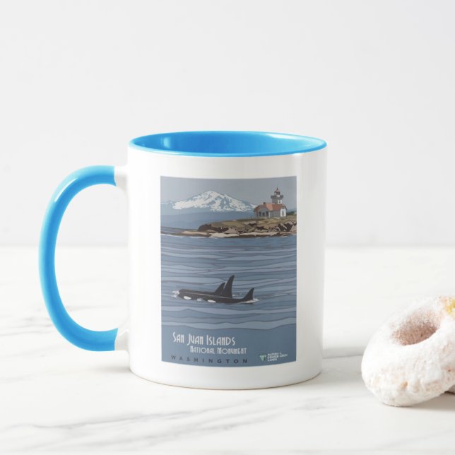 San Juan Islands National Monument Mug (With Donut)