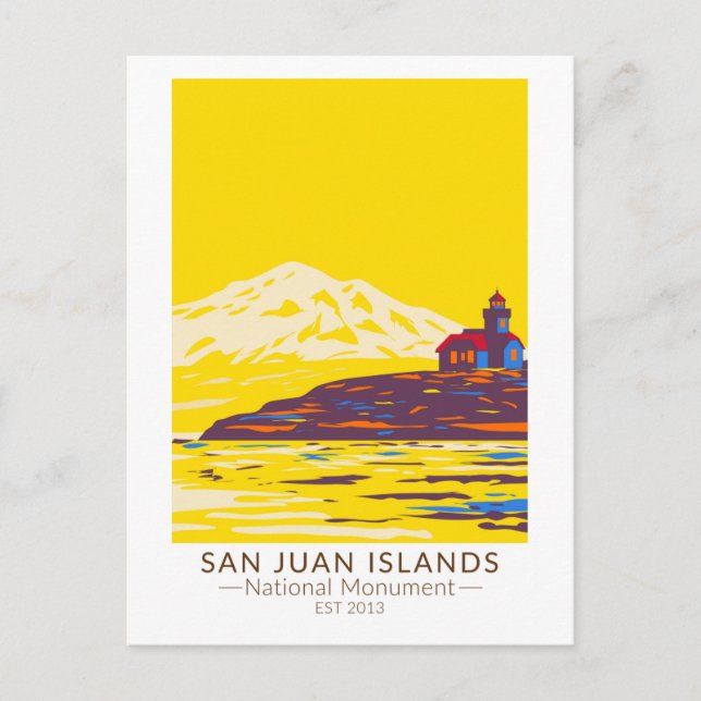 San Juan Islands National Monument Washington Postcard (Front)