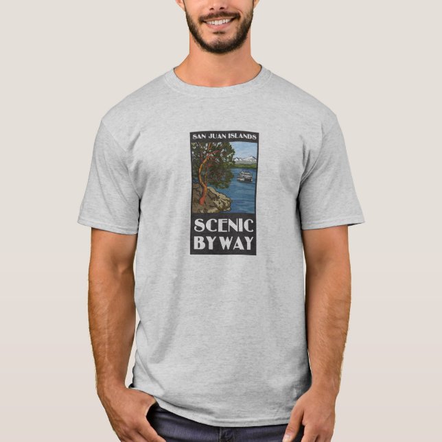 San Juan Islands Scenic Byway T-Shirt (Front)