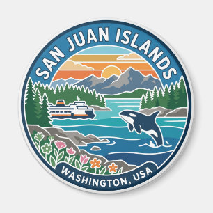 San Juan Islands USA Magnet