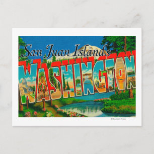 San Juan Islands, WashingtonLarge Letter Postcard