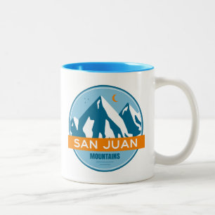 San Juan Mountains Colorado New Mexico Two-Tone Coffee Mug
