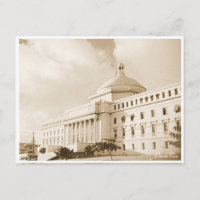 San Juan Puerto Rico Capitol Building 1938 Vintage
