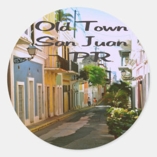 San Juan Puerto Rico Classic Round Sticker
