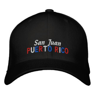 San Juan Puerto Rico Embroidered Hat