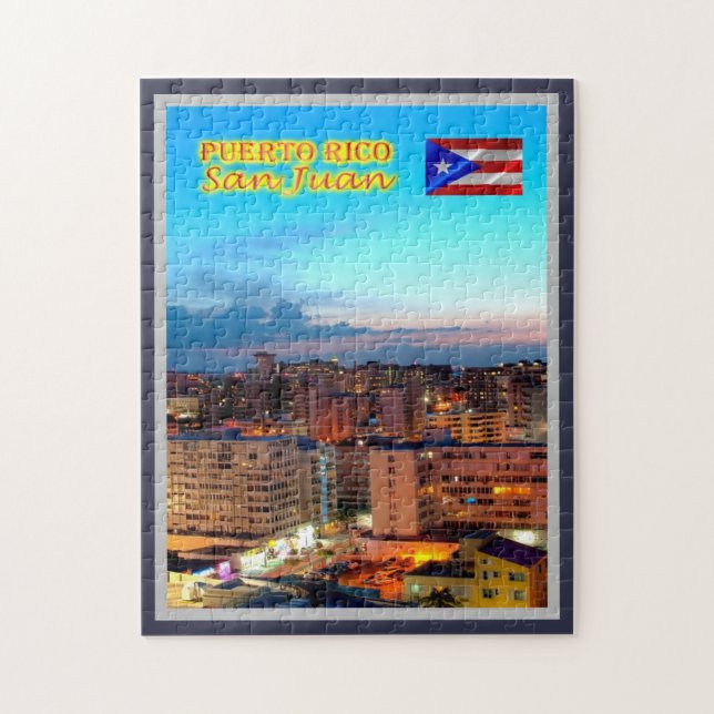 San Juan - Puerto Rico - Jigsaw Puzzle (Vertical)