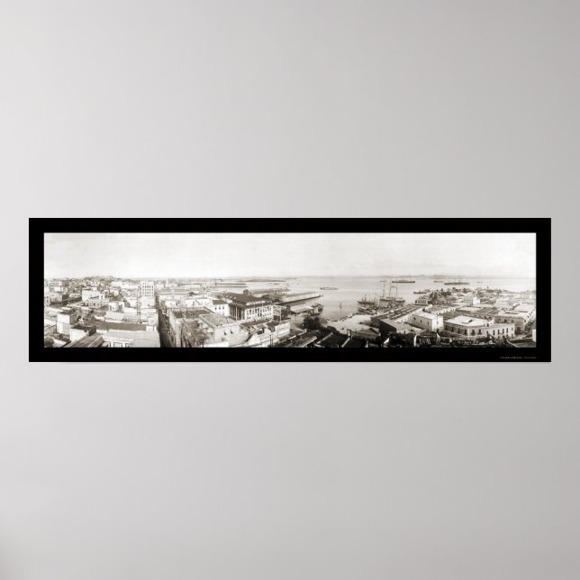 San Juan, Puerto Rico Photo 1919 Poster (Front)