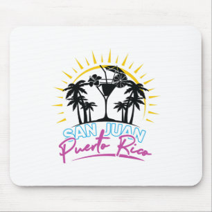San Juan Puerto Rico Vacation Beach Travel Gift Fo Mouse Pad