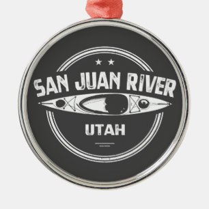 San Juan River, Utah Metal Ornament