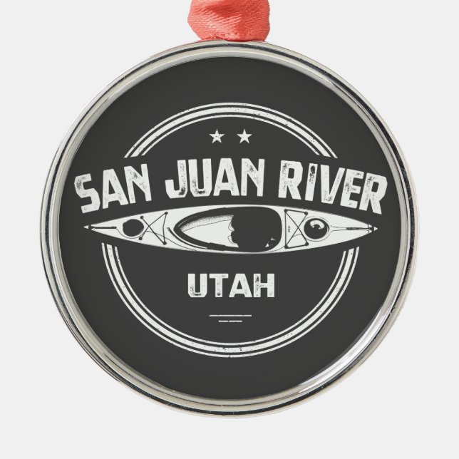 San Juan River, Utah Metal Ornament (Front)