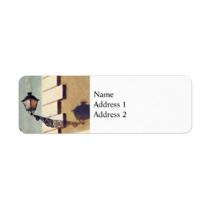 San Juan Street Lamp Return Address Label