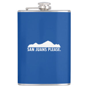 San Juans Please Hip Flask