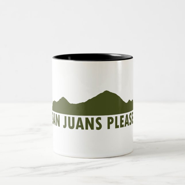 San Juans Please Two-Tone Coffee Mug (Center)