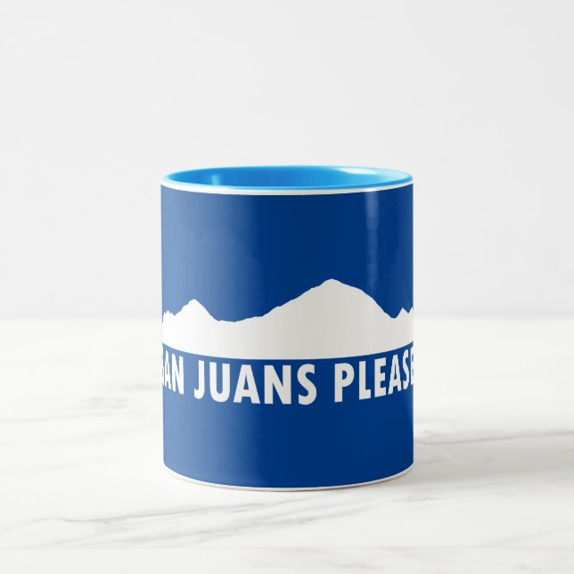 San Juans Please Two-Tone Coffee Mug (Center)