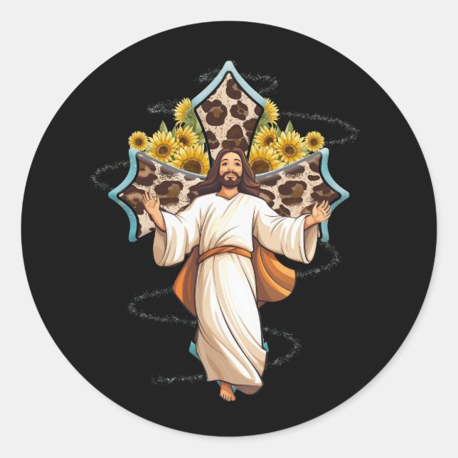 San Judas Jude The Apostle St. Jude Thaddeus Jesus Classic Round Sticker (Front)