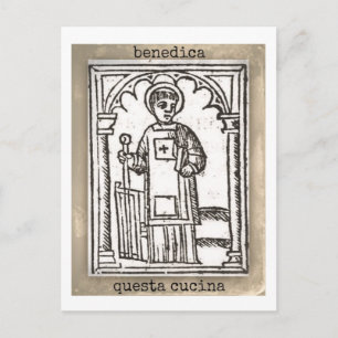 San Lorenzo, Bless this Kitchen Postcard