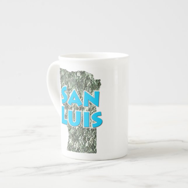San Luis Bone China Mug (Front Left)
